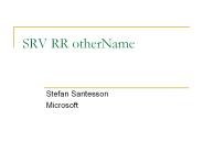 SRV RR otherName