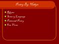 Poetry By: Hadyn PowerPoint PPT Presentation