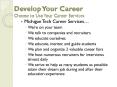 Develop Your Career Choose to Use Your Career Services PowerPoint PPT Presentation