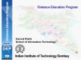 Distance Education Program PowerPoint PPT Presentation