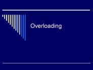 Overloading