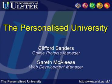 The Personalised University