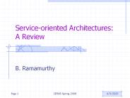 Service-oriented Architectures: A Review