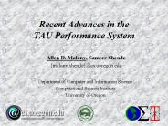 Allen D' Malony, Sameer Shende