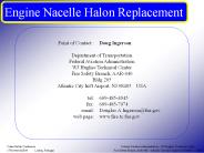Engine Nacelle Halon Replacement