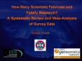 How Many Scientists Fabricate and Falsify Research A Systematic Review and MetaAnalysis of Survey Da PowerPoint PPT Presentation