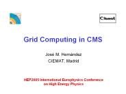 Grid Computing in CMS