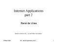 Internet Applications part 2 PowerPoint PPT Presentation