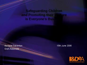 Barbara Trevanion15th June 2006