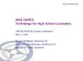 WAR GAMES: Technology for High School Counselors PowerPoint PPT Presentation