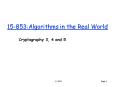 15-853:Algorithms in the Real World PowerPoint PPT Presentation