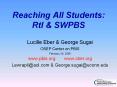 Reaching All Students: RtI PowerPoint PPT Presentation