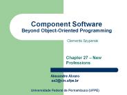 Component Software Beyond Object-Oriented Programming