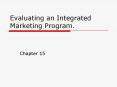 Evaluating an Integrated Marketing Program. PowerPoint PPT Presentation