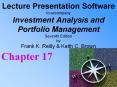 Lecture Presentation Software to accompany Investment Analysis and Portfolio Management Seventh Edition by Frank K. Reilly PowerPoint PPT Presentation