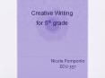 Creative Writing for 5th grade PowerPoint PPT Presentation