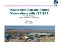 Results from Galactic Source Observations with VERITAS PowerPoint PPT Presentation