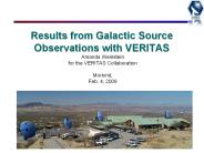 Results from Galactic Source Observations with VERITAS