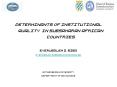 Determinants of Institutional Quality in SubSaharan African Countries PowerPoint PPT Presentation