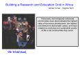 Building a Research and Education Grid in Africa PowerPoint PPT Presentation