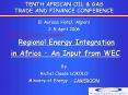TENTH AFRICAN OIL PowerPoint PPT Presentation