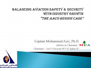 Balancing Aviation Safety