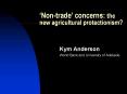 Nontrade concerns: the new agricultural protectionism PowerPoint PPT Presentation
