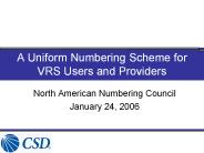 North American Numbering Council