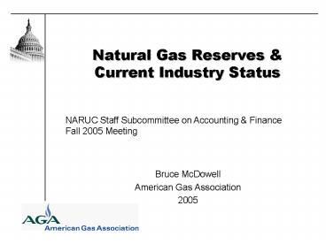 Natural Gas Reserves