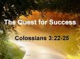 The Quest for Success PowerPoint PPT Presentation
