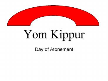 Yom Kippur