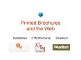 Printed Brochures and the Web PowerPoint PPT Presentation