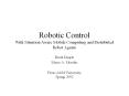 Robotic Control With Situation Aware Mobile Computing and Distributed Robot Agents PowerPoint PPT Presentation