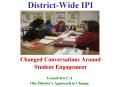 District-Wide IPI    Changed Conversations Around Student Engagement PowerPoint PPT Presentation