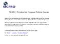 SIGPRO Wireless Inc' Proposed Website Layouts PowerPoint PPT Presentation