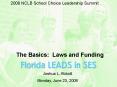 The Basics: Laws and Funding PowerPoint PPT Presentation