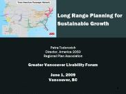 Long Range Planning for Sustainable Growth
