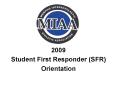Student First Responder SFR PowerPoint PPT Presentation