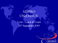 SITPRO PowerPoint PPT Presentation