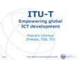 ITU-T Empowering global ICT development PowerPoint PPT Presentation
