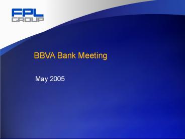 BBVA Bank Meeting