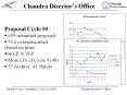 Chandra Director PowerPoint PPT Presentation
