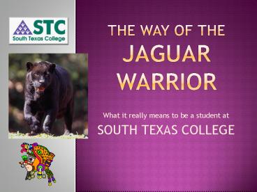 The way of the jaguar warrior