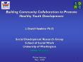 Building Community Collaboration to Promote Healthy Youth Development: PowerPoint PPT Presentation