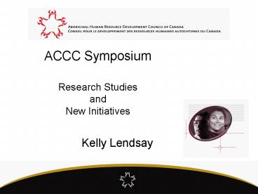 ACCC Symposium Research Studies and New Initiatives