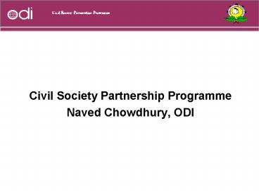 Civil Society Partnership Programme