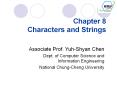 Chapter 8 - Characters and Strings PowerPoint PPT Presentation