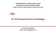 ' 322 BI' 322 Global Business and Strategy PowerPoint PPT Presentation