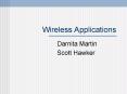 Wireless Applications PowerPoint PPT Presentation