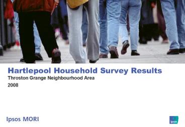 Hartlepool Household Survey Results